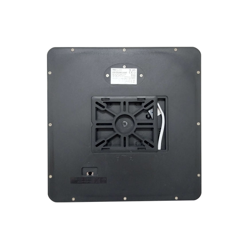 LED Stropní svítidlo LED/24W/230V 3000/4000/6500K 30x30 cm černá